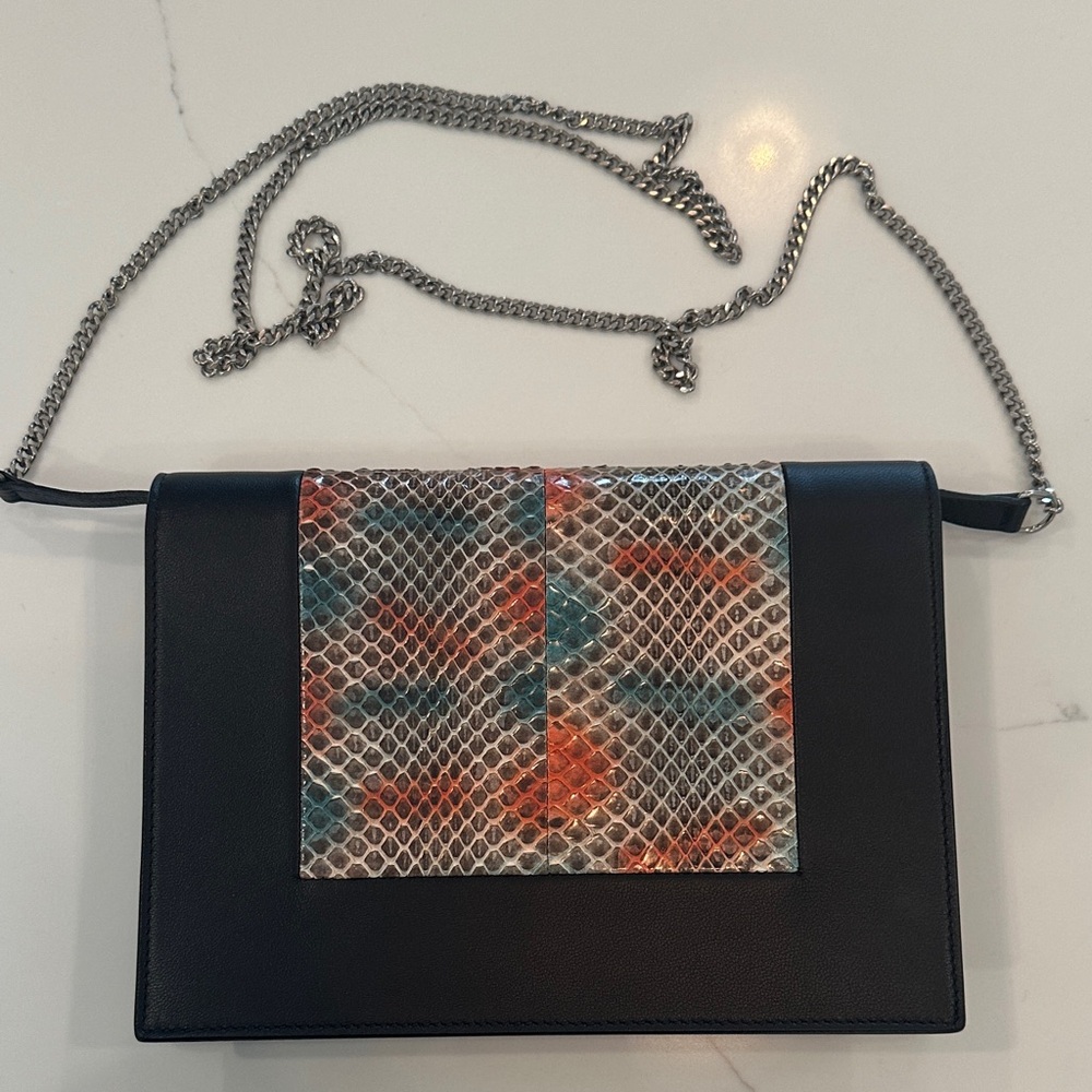 Authentic Celine Python Shoulder Bag - Picture 12 of 16